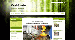 Desktop Screenshot of ceske-sklo.com