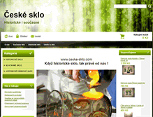 Tablet Screenshot of ceske-sklo.com